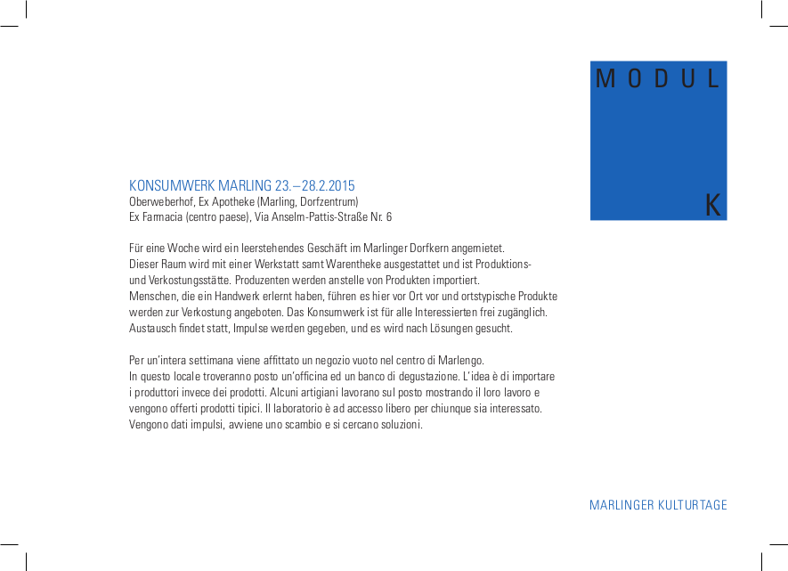 2015 MODUL K Einladung S1